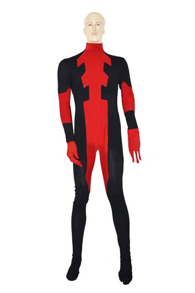 Deadpool Cosplay Costume Cat Suit Halloween 15070252